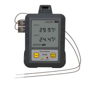 Dual Channel Thermistor Temperature Data Logger - Hospitality Enviro Tech