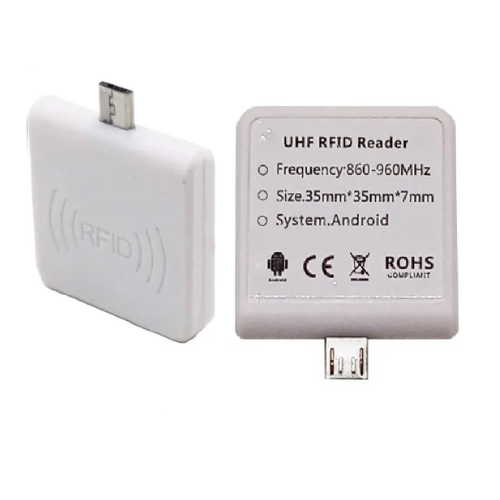 Hospitality Enviro Tech UHF RFID READER USB OTG UHF Portable Handheld RFID UHF Card Reader Writer - Reader Distance 3.28 Ft (1m)