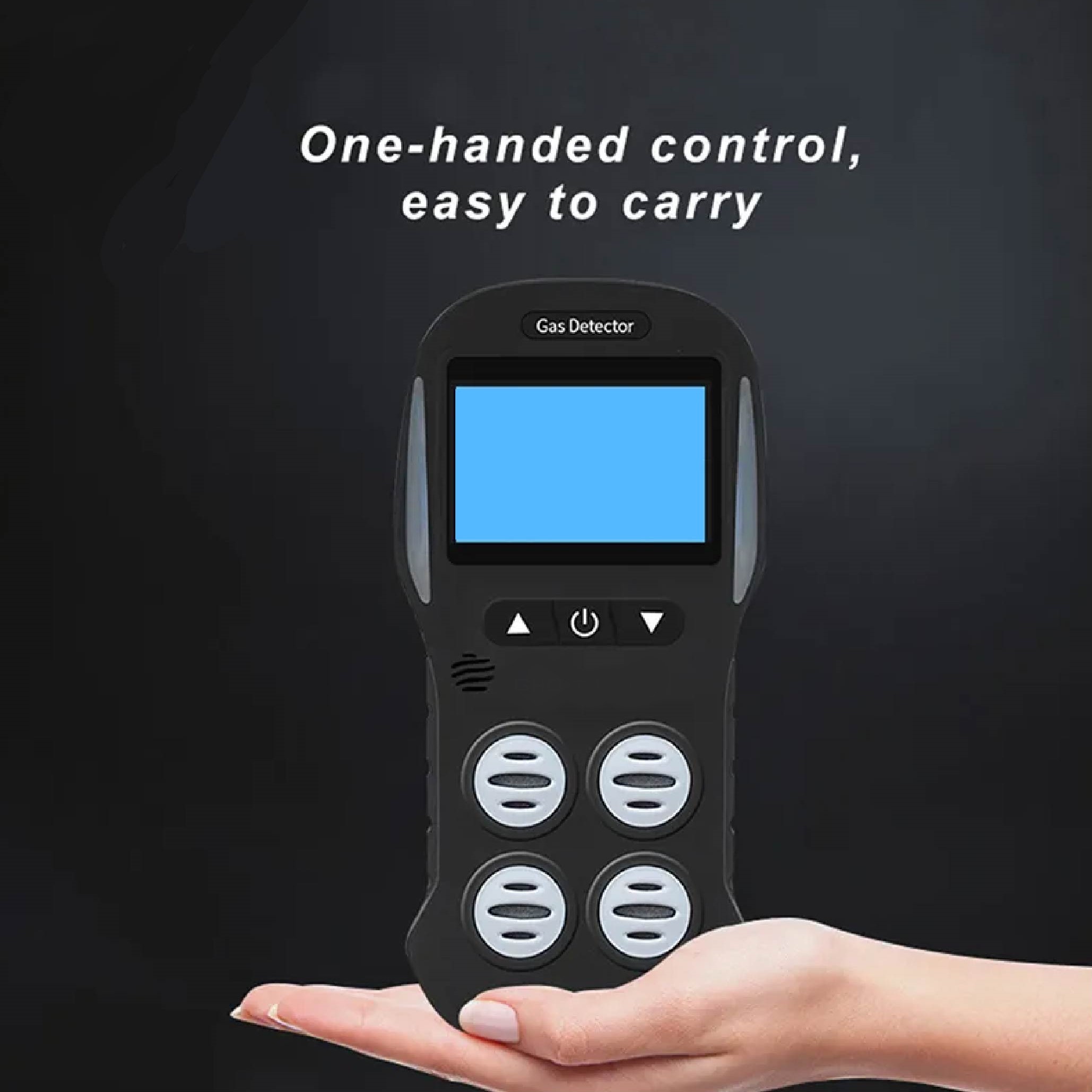 Hospitality Enviro Tech Portable Multi Gas Detector Monitor Rechargeable 4 In 1 Gas Meter Tester Analyze - Image 3