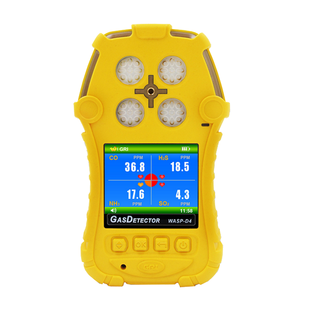Gas Detector for H2S/CO/LEL/O2 (High Accuracy, Dust Proof)