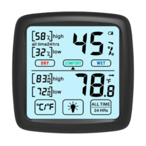 Hospitality Enviro Tech Touchscreen Alarm Enabled Hygrometer