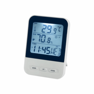 Hospitality Enviro Tech Digital Thermometer Hygrometer With Alarm