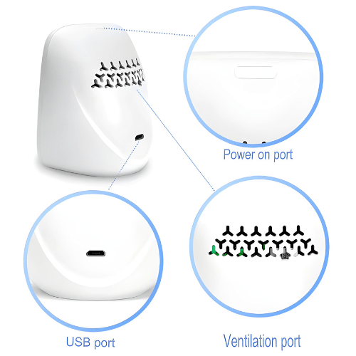 Hospitality Enviro Tech Mini LED Screen Air Quality Tester - Image 2