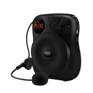 Portable Mini Bluetooth Voice Amplifier with Mic – 20W Loudspeaker for Teachers, Tour Guides & Outdoor Activities - Hospitality Enviro Tech  