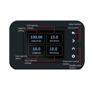 Battery Monitor with Bluetooth Beacon Dual Screen, 500A Shunt, LCD Display - Hospitality Enviro Tech