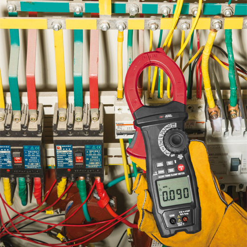 True RMS 2000A Clamp Meter with NCV & Flashlight – Hospitality Enviro Tech - Image 2