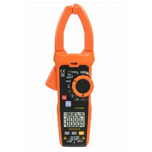 Digital True RMS Clamp Meter 1000V 600A AC DC Range 3V with NCV - Hospitality Enviro Tech