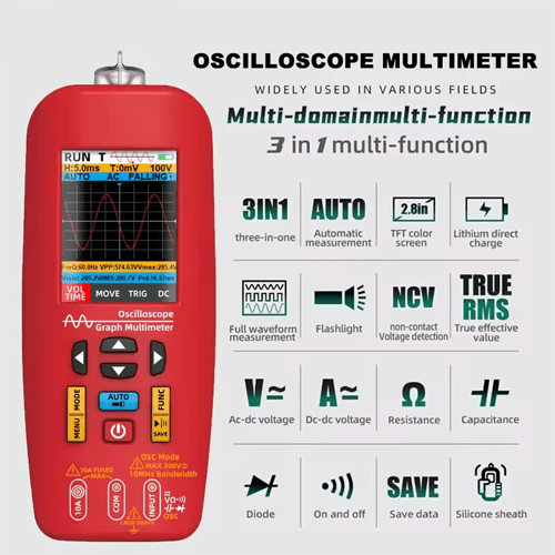 Hospitality Enviro Tech Colour Screen Digital Oscilloscope - Image 2