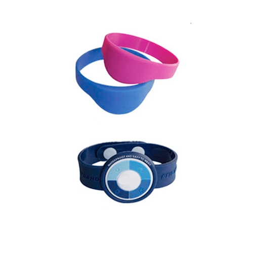 Hospitality Enviro Tech RFID Wristbands / Bracelet With Silicon Band And Epoxy Coin - Image 2