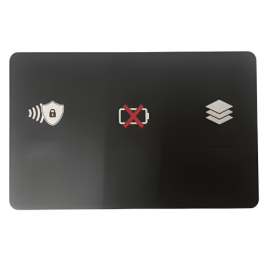 Credit Card Size Anti-Skimming NFC Blocker RFID 13.56 MHz - Hospitality Enviro Tech