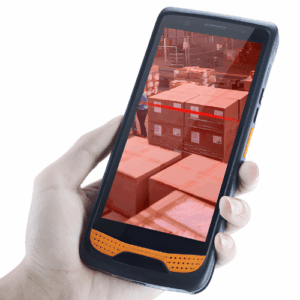 Rugged RFID Warehouse Barcode Reader, 13.56MHz, 5.5" Display - Hospitality Enviro Tech