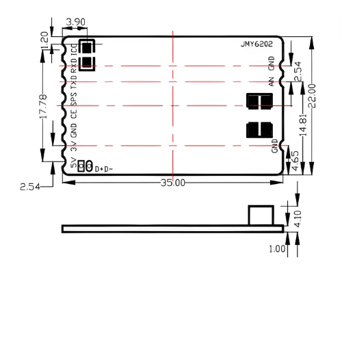 HF RFID Reader Module with IIC and UART Interface - Hospitality Enviro Tech - Image 3