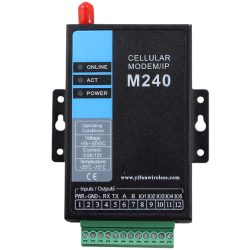 Industrial Wireless Modem with RS232 RS485 Connectivity - Hospitality Enviro Tech