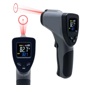 High-Precision Infrared Thermometer with Adjustable Emissivity Hospitality Enviro Tech