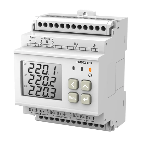 Three Phase Energy Meter with External CT and Din Rail Mount - Hospitality Enviro Tech