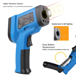 HETDouble Laser Targeting Precise Thermometer