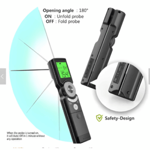 HET Fast Smart Foldable Probe Meat Thermometer