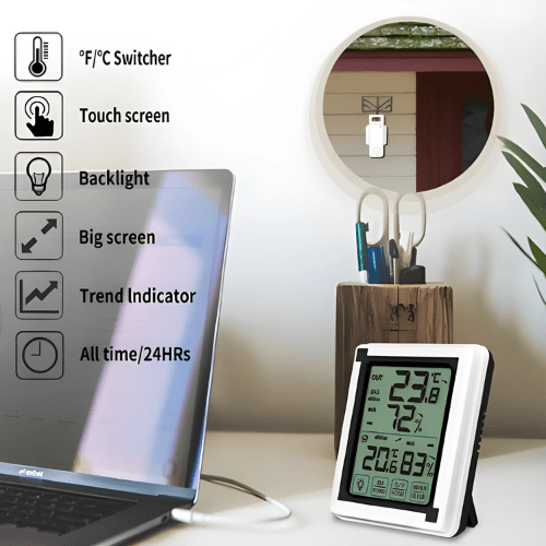 HET Wireless Hygrometer And Humidity Monitor - Image 2