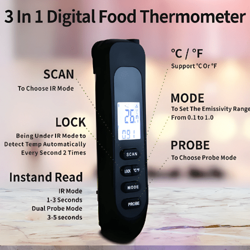 HET Read Food Digital Thermometer - Image 3