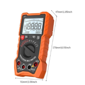 2-in-1 Digital Insulation Tester Multimeter 1000V 20GΩ - Hospitality Enviro Tech