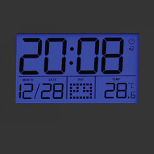 Digital Thermometer Radio Clock with Large LCD - Hospitality Enviro Tech - Image 2