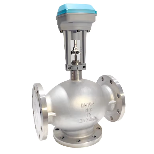 Stainless Steel Motorized Flow Control Valve with Actuator - Hospitality Enviro Tech