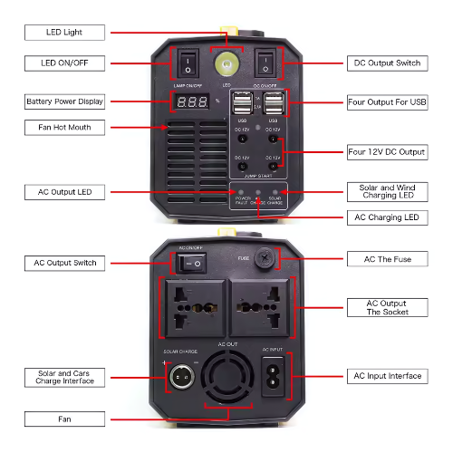 Portable 220 V 26 Ah Power Bank Station With LED Display - Hospitality Enviro Tech - Image 2