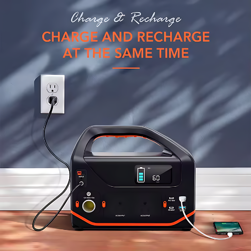 600 W Lifepo4 Centre Portable Power Station With External Battery -Hospitality Enviro Tech - Image 2