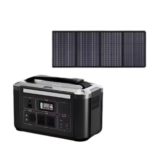605 WH 700 W Portable Solar Generator Kit With Lithium Battery - Hospitality Enviro Tech
