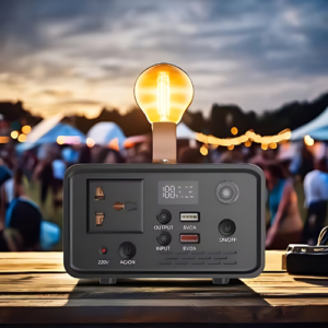 300 W 64000 MAh Portable Power Station With Flashlight - Hospitality Enviro Tech