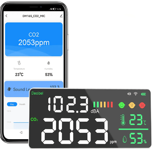 Hospitality Enviro Tech LED Screen Professional Sound Level Meter - Image 4