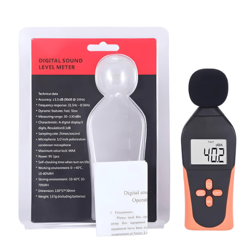 Hospitality Enviro Tech Professional Decibel Sound Level Meter - Image 3