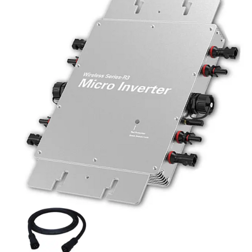 Micro Inverter Solar Grid Tie With European AC Wire - Hospitality Enviro Tech