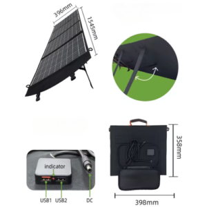 100 W/200 W Portable Foldable Solar Panel with Conversion Rate Up-to 22.5 % - Hospitality Enviro Tech