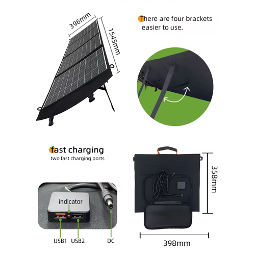 Flexible 360 W Foldable Solar Panel with High Efficiency - Hospitality Enviro Tech - Image 2