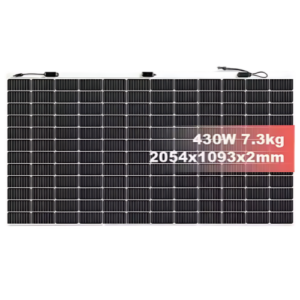 430 W/520 W Flexible Solar Photovoltaic Panel with Panel Efficiency of 20.4 % - Hospitality Enviro Tech