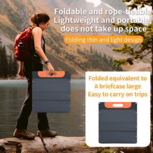 100 W Portable Foldable Solar With Mono Monocrystalline Cells Panels – Hospitality Enviro Tech