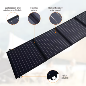 20 W to 300 W Foldable Solar Panel With Monocrystalline Silicon Cells - Hospitality Enviro Tech