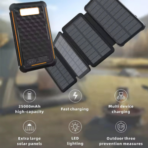 2500 mAh Folding Solar Panels Portable Solar with Extra-Large Solar Panels - Hospitality Enviro Tech