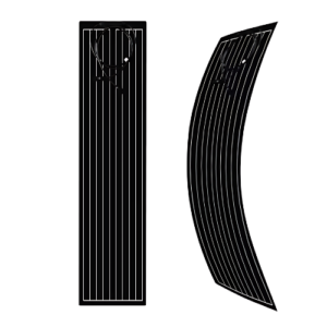 Custom Mono Full Black Thin Film Flexible Solar Panels with 17% Efficiency - Hospitality Enviro Tech