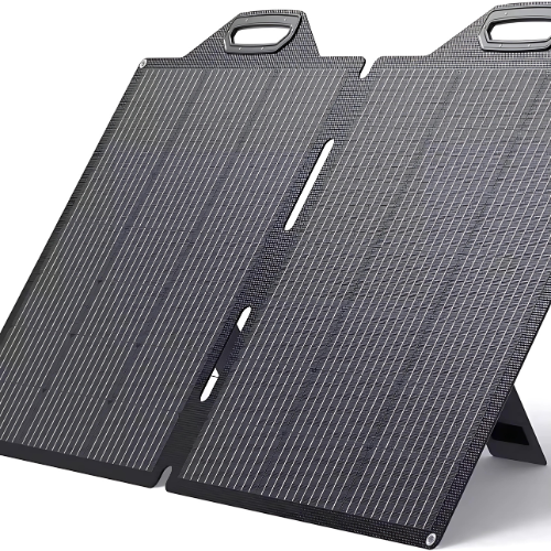 100 W Portable Solar Kit With 24 % Converting Efficiency - Hospitality Enviro Tech