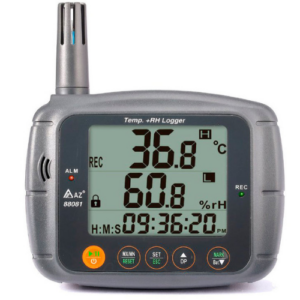 Wall - Mounted Temp and Humidity Data Logger with Digital Display - Hospitality Enviro Tech