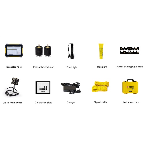 Concrete Ultrasonic Pulse Flaw Detector For Crack Depth and Width - Hospitality Enviro Tech