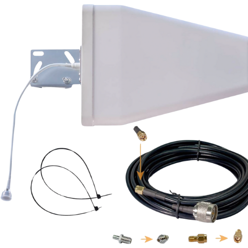 High-Gain Directional DAS Antenna with Fixed Mount, 4 dB or 6 dB, Female Connector - Hospitality Enviro Tech - Image 4