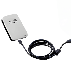 USB Powered UHF RFID Desktop Reader, Adjustable RF Power & ISO 18000 Protocol - Hospitality Enviro Tech