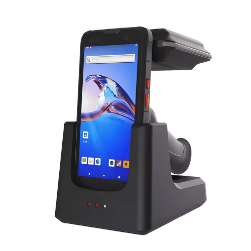 Long-Range UHF RFID Barcode Scanner with Android 10.0, IP65, 5.5" Screen - Hospitality Enviro Tech
