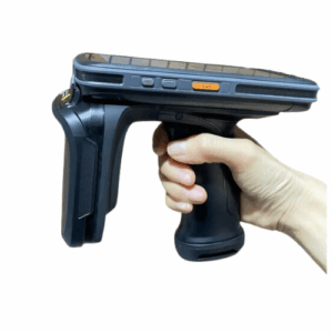 UHF RFID Handheld Barcode Scanner with 4dBi Antenna Gain - Hospitality Enviro Tech