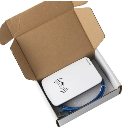 Hospitality Enviro Tech Double USB Fixed Desktop UHF RFID Reader Writer UHF Reader For Access Control Tracking Management - Antenna Gain 3 dBi - Image 2