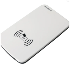 Hospitality Enviro Tech Double USB Fixed Desktop UHF RFID Reader Writer UHF Reader For Access Control Tracking Management - Antenna Gain 3 dBi