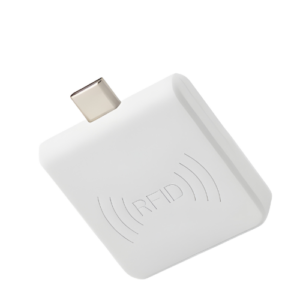 Compact UHF RFID Smart Card Reader, USB OTG Compatible, Mobile Phones - Hospitality Enviro Tech